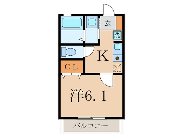 マーベラス８６　Aの物件間取画像